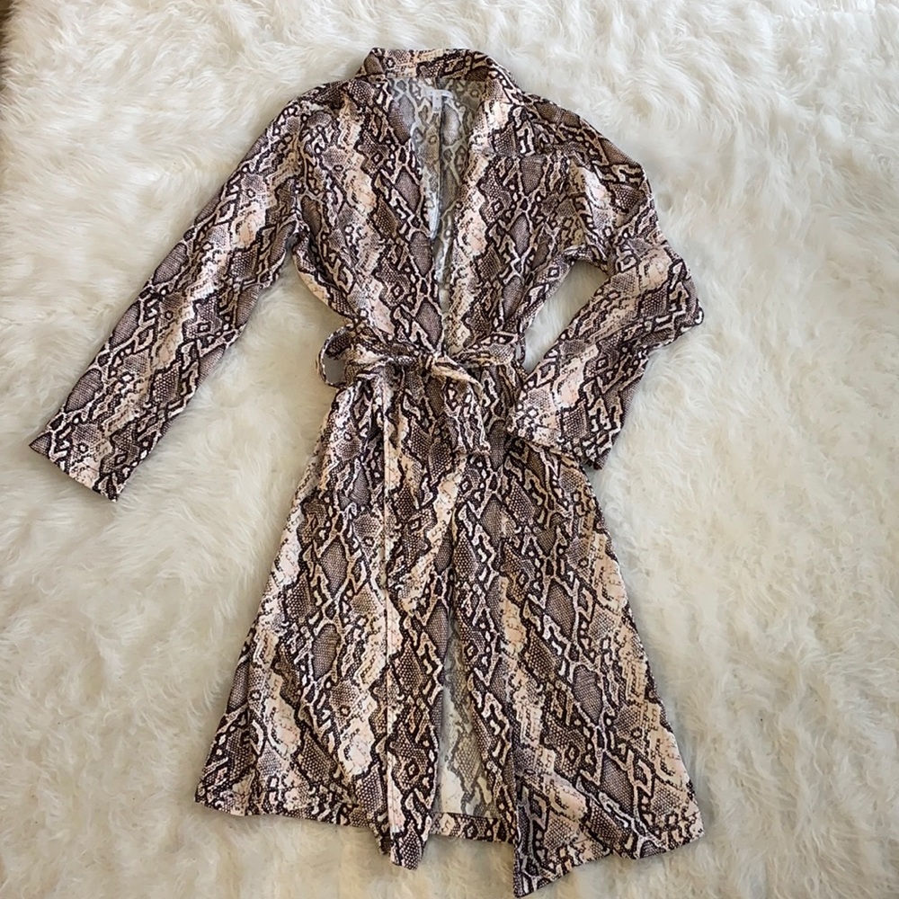 LEITH Snake Skin Duster